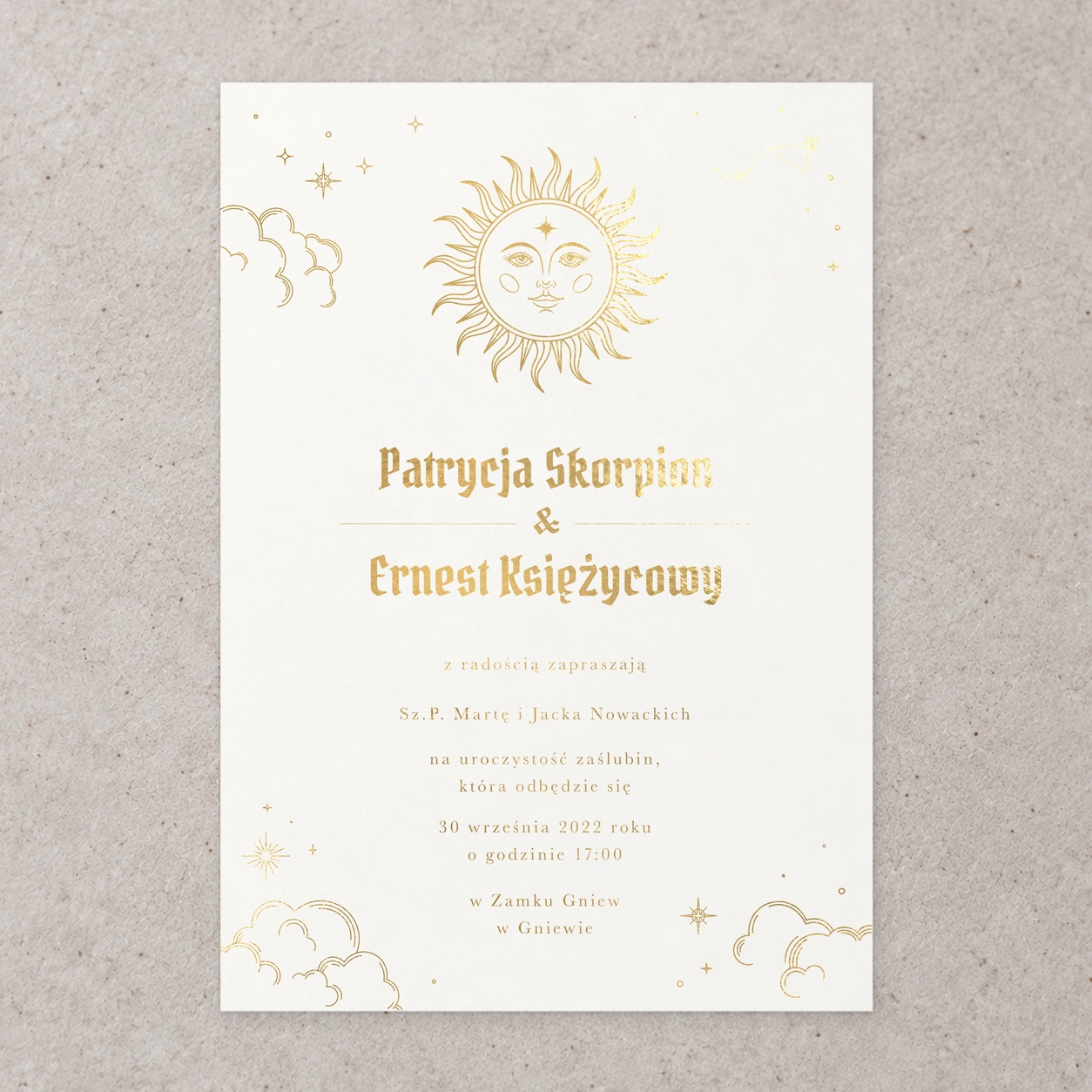 Zaproszenie Astrologiczne