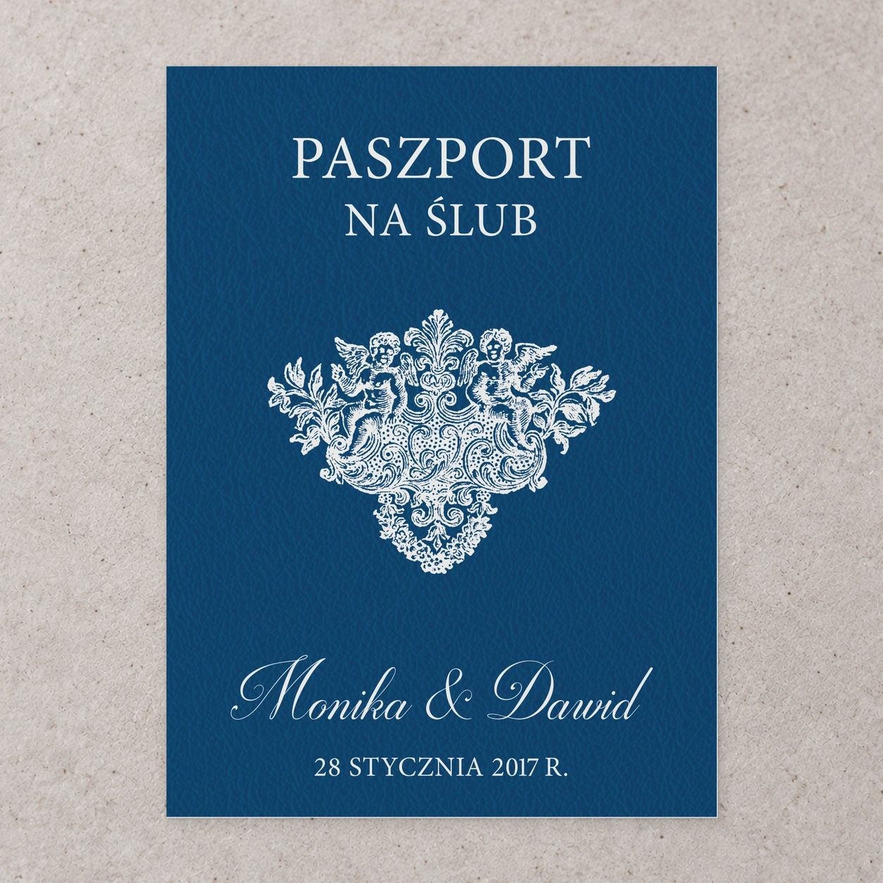 Zaproszenie Paszport Ślubny