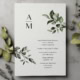 Subtelne zaproszenia ślubne z gałązkami Subtelne zaproszenia ślubne z gałązkami