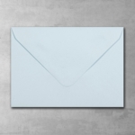 Koperta błękitna pastelowa - prostokątna średnia - do zaproszeń ślubnych