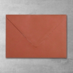 Koperta ceglana - prostokątna średnia - do zaproszeń ślubnych