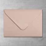 Koperta cielista perłowa - prostokątna średnia - do zaproszeń ślubnych