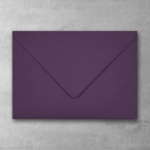 Koperta fioletowa - prostokątna średnia - do zaproszeń ślubnych