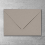 Koperta kawowa - prostokątna średnia - do zaproszeń ślubnych