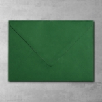 Koperta zielona - prostokątna średnia - do zaproszeń ślubnych