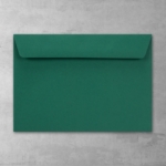 Koperta butelkowa zielona - prostokątna mała - do zaproszeń ślubnych