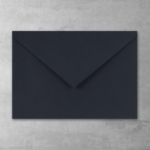Koperta granatowa - prostokątna mała - do zaproszeń ślubnych