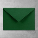 Koperta zielona - prostokątna mała - do zaproszeń ślubnych