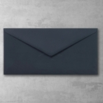Koperta granatowa - prostokątna DL - do zaproszeń ślubnych