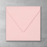 Koperta różowa jasna - kwadratowa - do zaproszeń ślubnych