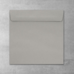 Koperta szara jasna - kwadratowa - do zaproszeń ślubnych