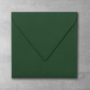 Koperta zielona - kwadratowa - do zaproszeń ślubnych