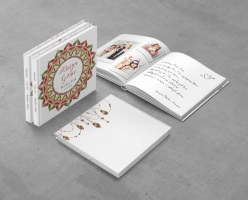 Boho mandala - Księga gości weselnych Boho mandala - Księga gości weselnych