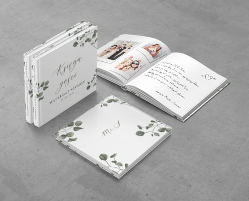 Listki eukaliptusa - Księga gości weselnych Listki eukaliptusa - Księga gości weselnych