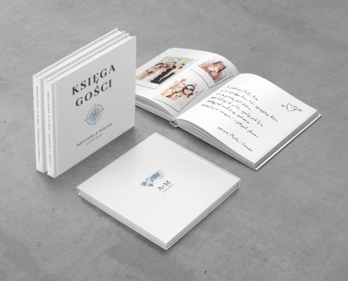 Minimalistyczna podróż - Księga gości weselnych Minimalistyczna podróż - Księga gości weselnych