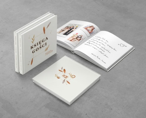 Modern boho - Księga gości weselnych Modern boho - Księga gości weselnych