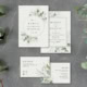 Subtelna zieleń - Zaproszenia ślubne 2 Subtelna zieleń - Zaproszenia ślubne 2