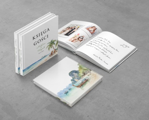 Tajska plaża - Księga gości weselnych Tajska plaża - Księga gości weselnych