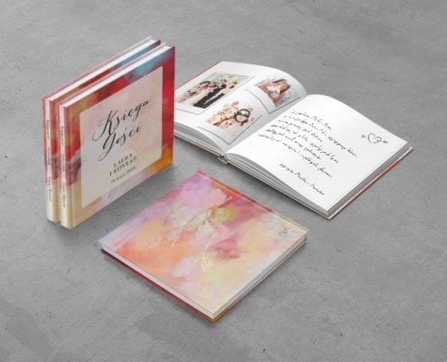 W stylu artystycznym (ciepłe) - Księga gości weselnych W stylu artystycznym (ciepłe) - Księga gości weselnych