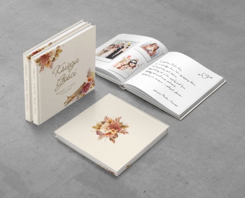 W stylu vintage - Księga gości weselnych W stylu vintage - Księga gości weselnych