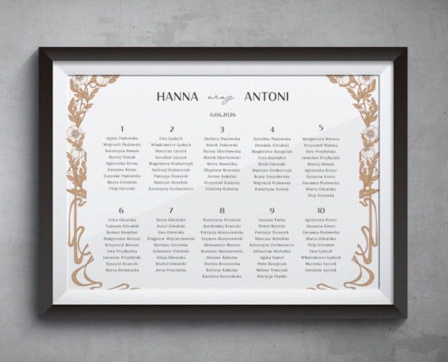 Florystyczne - ornamentalne zaproszenia ślubne i dodatki weselne Florystyczne - ornamentalne zaproszenia ślubne i dodatki weselne