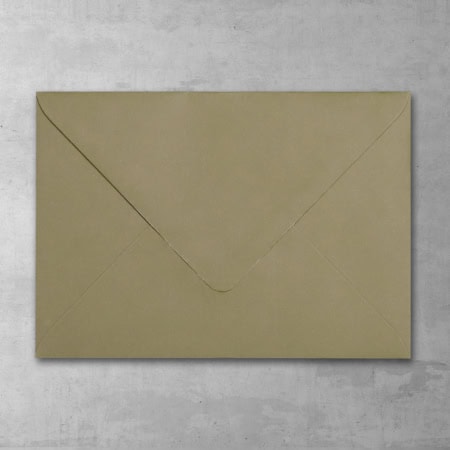 Koperta prostokątna średnia - szałwiowa